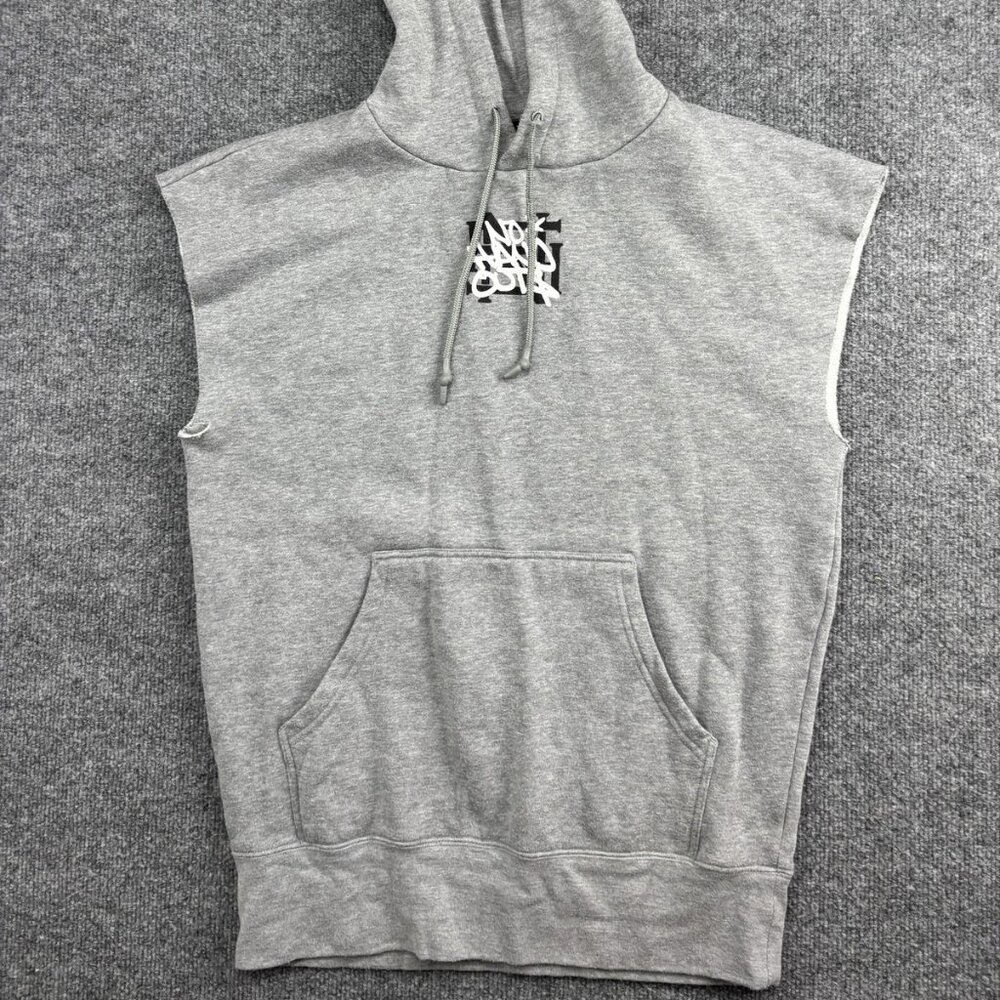 Flag Nor‎ Fail Hoodie Sleeveless Mens Small No Handouts Gym Athletic Pullover